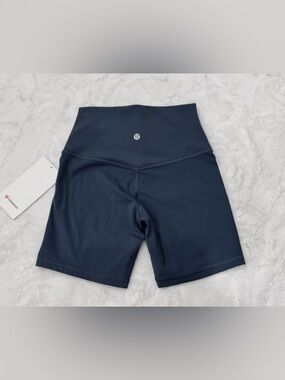 Lululemon Align Biker Shorts - Oil Blue Size 4 NWT